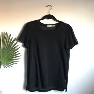 Michael Stars Mesh Fishnet OS Tee